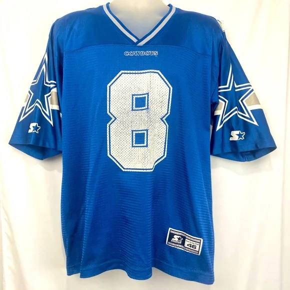 STARTER NFL Dallas Cowboys Jersey - HOF T Aikman 8 // Medium(46) - Picture 1 of 16